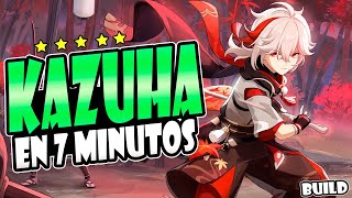 KAZUHA BUILD GOD EN 7 MINUTOS ✨🥵  Genshin Impact  Guía Build Kazuha [upl. by Jeno]