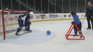 Walleye Player Forges Bond With Young Fan After Hospital Visit [upl. by Nnel]