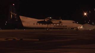 Antwerp airport Fokker F27 landing [upl. by Skipton]