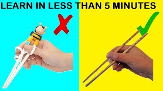 How To Use Chopsticks Immediately  Easily Explained [upl. by Airpal]