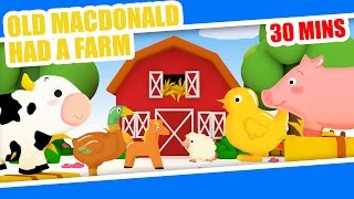 Old MacDonald Had A Farm and More Classic Nursery Rhymes Kids and Babies songs [upl. by Samled]