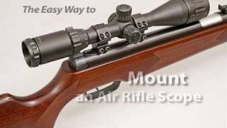 The Easy Way to Mount an Air Rifle Scope [upl. by Iy208]