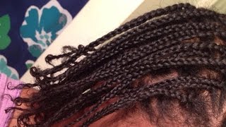 Starting locs with three strand twists or plaits  pt 1 [upl. by Ardeed]