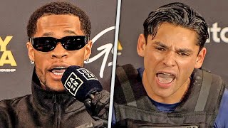 TRASH TALK Devin Haney vs Ryan Garcia • FULL FINAL PRESS CONFERENCE  DAZN Boxing PPV [upl. by Surtimed]