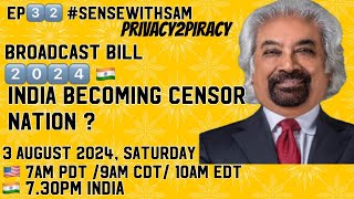 Broadcast Bill India becoming Censor Nation [upl. by Zahavi]