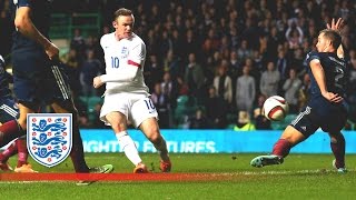 Rooney 2nd goal  Scotland 13 England  Goals amp Highlights [upl. by Renee980]