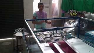 Polo Tshirt Folding Bagging amp sealing machine STP950PV38KL55 [upl. by Sayette]