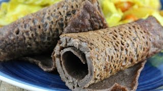 How to Make Injera Ethiopian Flatbread [upl. by Wynn]