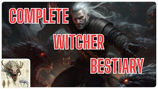 COMPLETE Witcher Bestiary Explained  Witcher Lore [upl. by Alexandros]