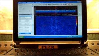 Receiving AO73 on a €2450 DVBTDABFM dongle [upl. by Beulah]