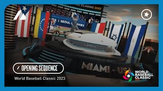 World Baseball Classic 2023  Broadcast Opening Sequence [upl. by Carmelo]