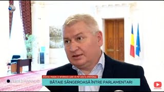 Stirile Kanal D  Bataie sangeroasa intre parlamentari Acuzatii de canibalism  Editie de dimineata [upl. by Noied]