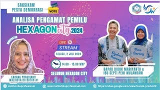 Analisa Pengamat Pemilu Hexagon City 2024 [upl. by Lynde]