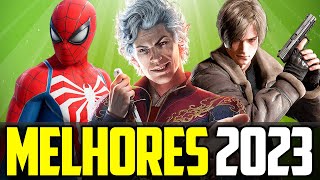 TOP 10  Melhores Games de 2023 [upl. by Rebmit355]