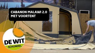 Cabanon Malawi 20 vouwwagen met wagentent en voortent opzetten [upl. by Anyrtak]