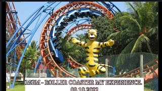 MGM ROLLER COASTER 🎢  Chennai  amusement park [upl. by Rosenwald246]