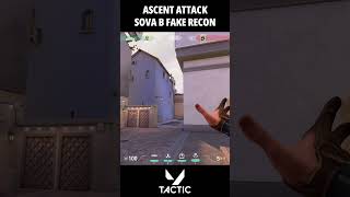 Ascent Attack Sova A Lobby to B Site Fake Recon Bolt  Valorant Tactic [upl. by Alanah]