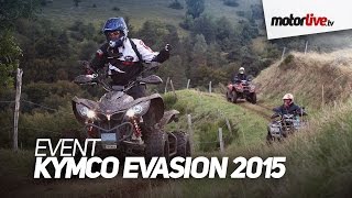 EVENTS  KYMCO EVASION 2015 [upl. by Epps]