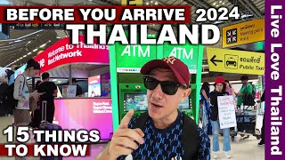 Coming To THAILAND  15 Things To Know Before You Land  BANGKOK Airport 2024 livelovethailand [upl. by Ayekim759]