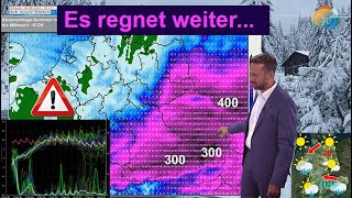 Es regnet weiter ICON mehr Regen bis Montag Wettervorhersage 1421092024 Ab Mittwoch wärmer [upl. by Acinorev]