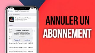 Comment Annuler et Résilier un Abonnement à une Application sur iPhone [upl. by Little]