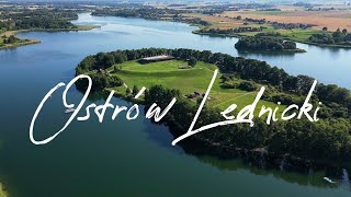 Ostrów Lednicki i Muzeum Pierwszych Piastów z drona 4K  Jezioro Lednica Lipiec 2023 [upl. by Christyna922]