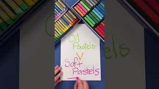 Soft pastels Vs Oil Pastels Which to use  Educational Art supplies [upl. by Corley]