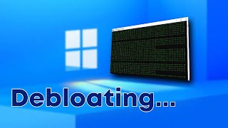 Lets Debloat the LEAKED Windows 11 but with a Windows 10 Debloater  IT WORKS [upl. by Annaihs]