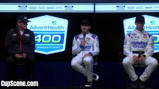 NASCAR at Kansas Speedway May 2024 Kyle Larson post race [upl. by Ehcram]