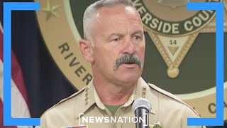 California sheriff gives update on Trump rally arrest  NewsNation Now [upl. by Bernete629]