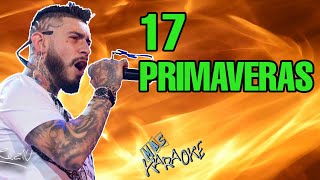 😎 17 PRIMAVERAS 🟢 Ulises Bueno 🎤 MAS KARAOKE cuarteto [upl. by Garate831]