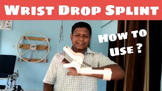 Dynamic Splint for Radial Nerve Palsy  How to use in wrist drop [upl. by Nava]