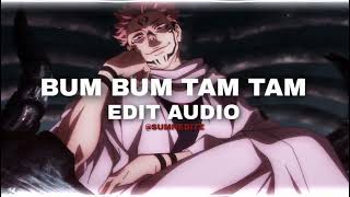 Bum Bum Tam Tam  MC Fioti edit audio [upl. by Elehcar]