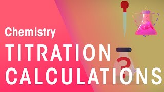 How To Do Titration Calculations  Chemical Calculations  Chemistry  FuseSchool [upl. by Nirtak]