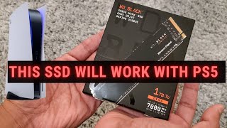 WD Black SN850 NVMe SSD Will Work with PS5 Extended Storage [upl. by Hplodnar606]