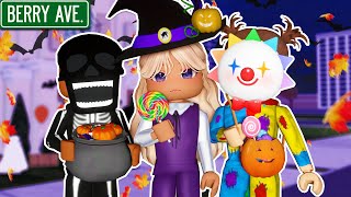 🎃TRICK OR TREATING in Berry Avenue🍬 [upl. by Kline]