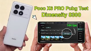 Poco X6 Pro Pubg Test Dimensity 8300 [upl. by Oirifrop670]