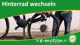 Hinterrad wechseln beim eBike Pedelec  Wie geht das [upl. by Kceb]