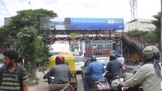 Bangalore  Indiranagar Skywalk towards Koramangala [upl. by Ag]