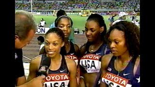 Womens 4 x 400m Relay  2007 World Championships [upl. by Gee]