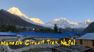 Manaslu Circuit Trek in Nepal Trails Panoramic Views and Resting Places [upl. by Nitnert331]