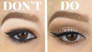 HOODED EYES DOS AND DONTS  Eyeshadow amp Eyeliner For Bigger Eyes Makeup Tutorial [upl. by Alanson]