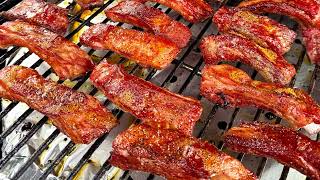 Ultimate Party Ribs A Guaranteed CrowdPleaser On the Big Green Egg [upl. by Neehcas]