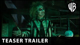 BEETLEJUICE BEETLEJUICE  Official Teaser Trailer  Warner Bros UK amp Ireland [upl. by Ahsitaf]