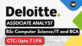 Business Analyst  Deloitte Hiring Freshers  Bsc Computer ScienceIT and BCA [upl. by Laura317]