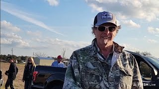 Ted Nugent Arrives takeourborderback Rally Dripping Springs Texas 212024 [upl. by Ardekal]