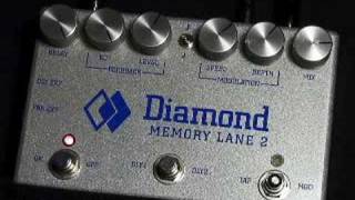 Diamond Memory Lane 2 Analog Delay Pedal [upl. by Otrebmal988]