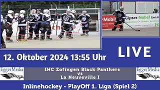 Inlinhockey PlayOff 1 Liga IHC Zofingen vs SHCN [upl. by Eanar]