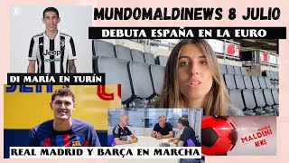 REAL MADRID Y BARCELONA EN MARCHA BERGWIJN LENGLET DI MARÍA EURO FEMENINA Y MÁS MUNDOMALDINEWS [upl. by Ubana]