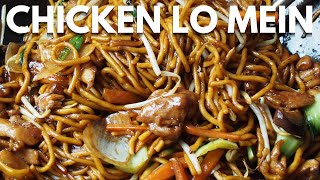 How to Make Chinese Chicken Lo Mein  Restaurant Quality Recipe  Wally Cooks Everything [upl. by Tat86]